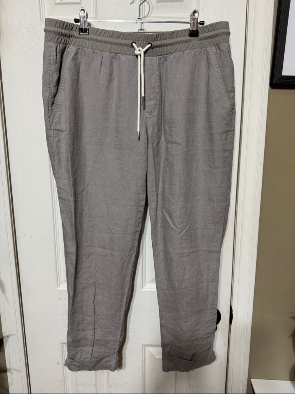 Athleta Gray Drawstring Jogger Pants